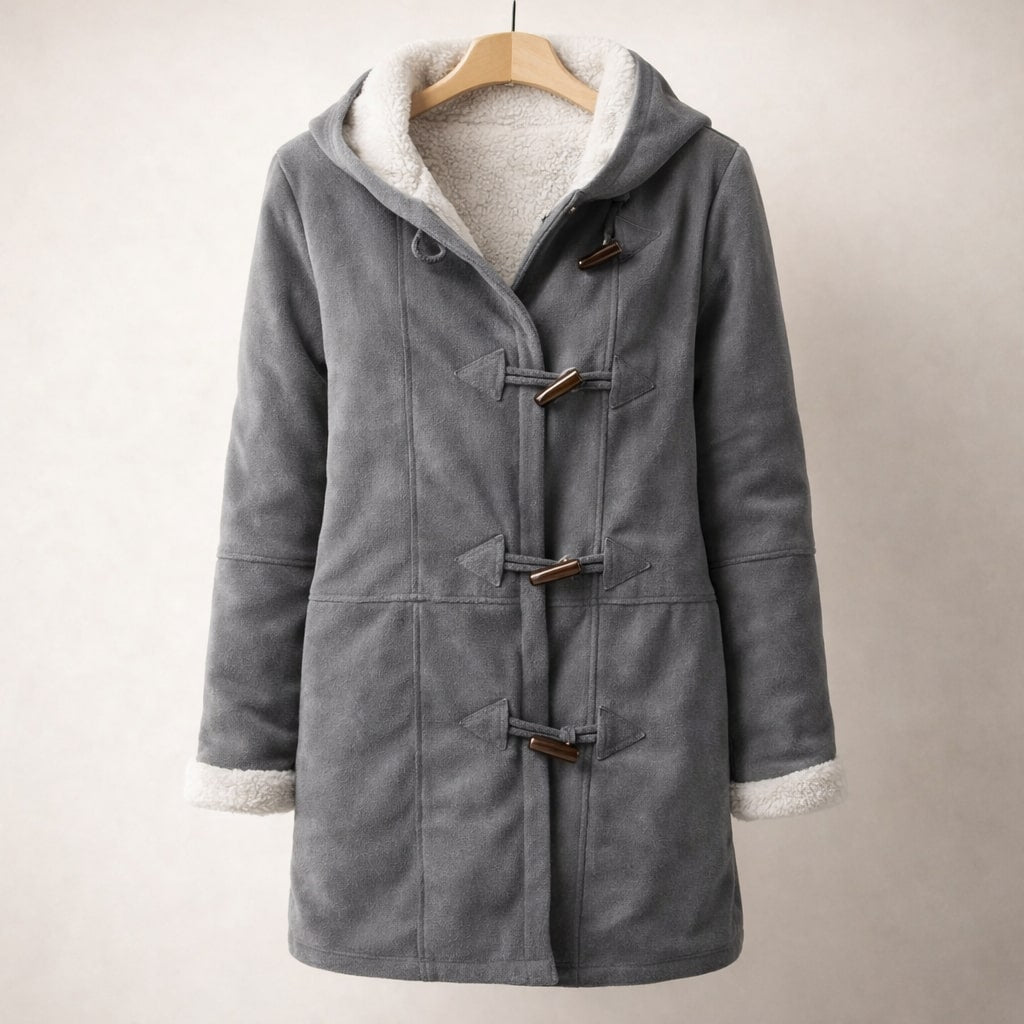 Clara | Cozy Cotton Toggle Coat