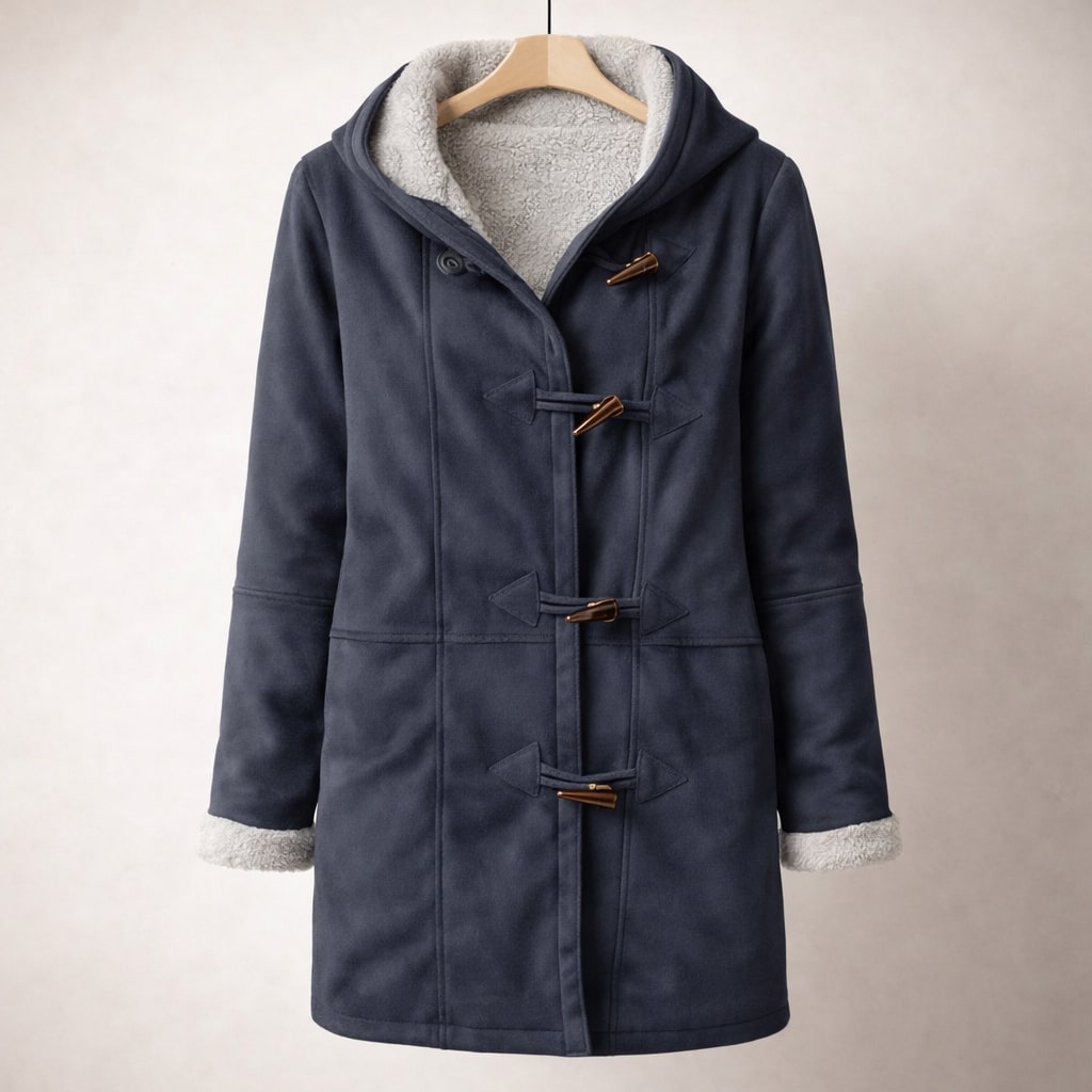 Clara | Cozy Cotton Toggle Coat