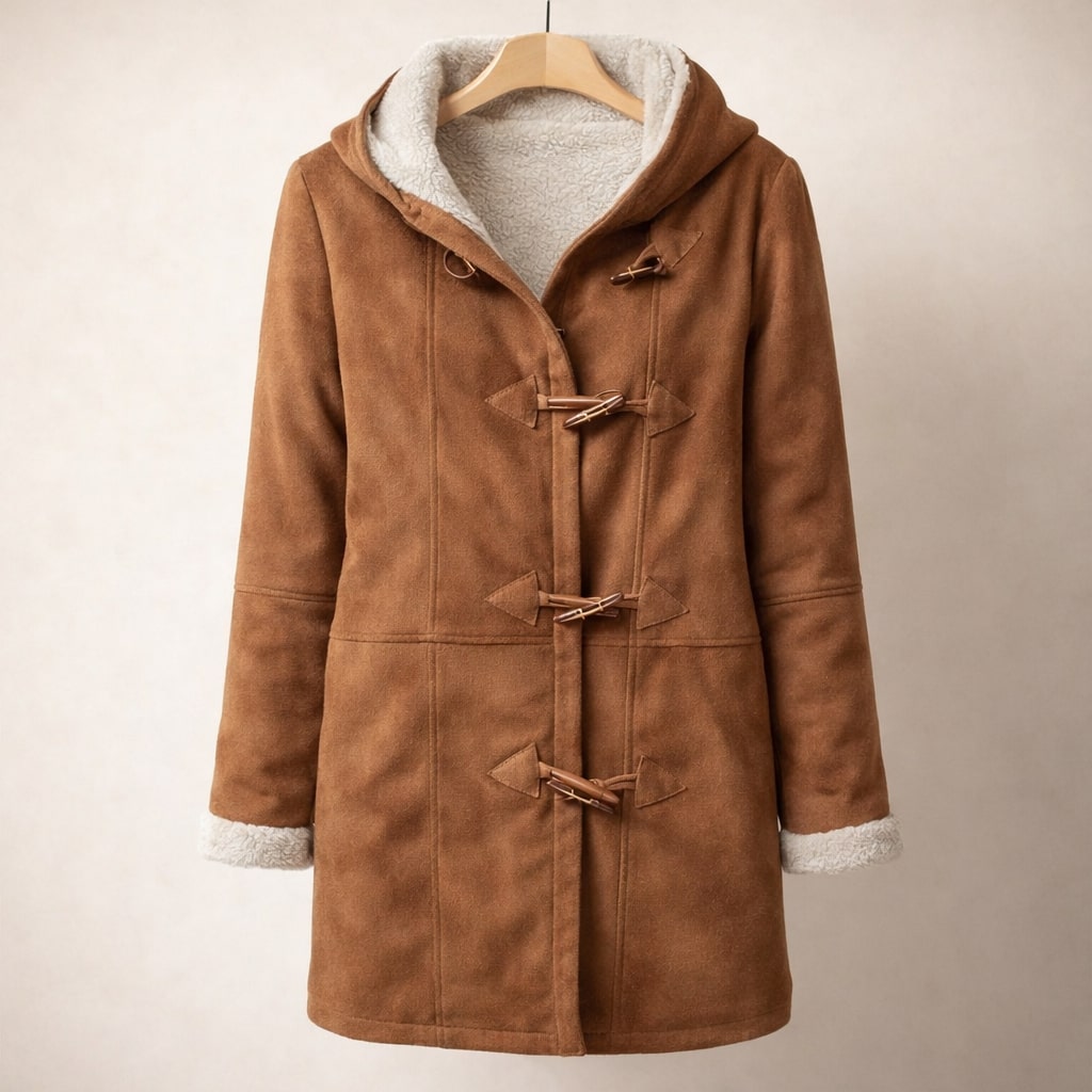 Clara | Cozy Cotton Toggle Coat