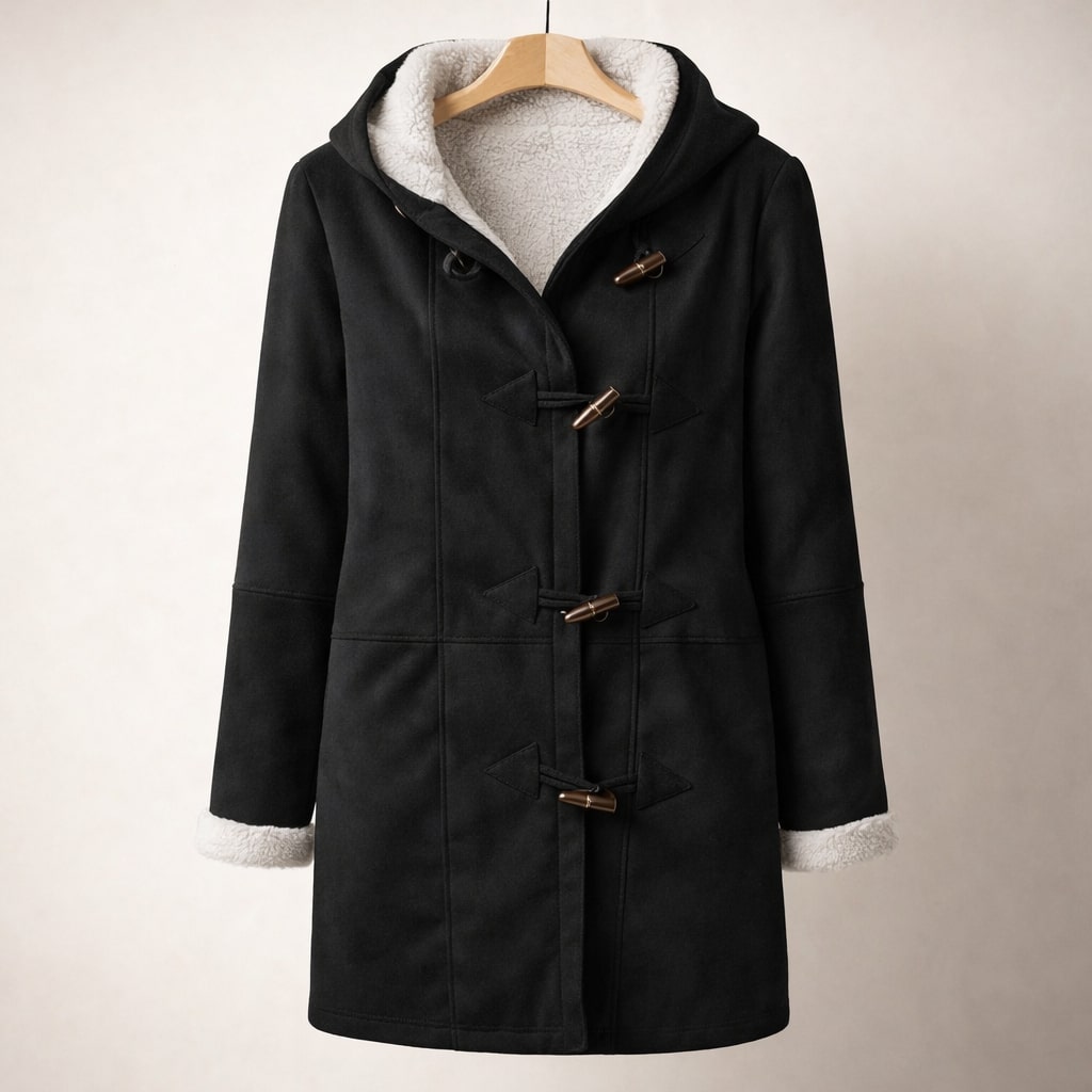 Clara | Cozy Cotton Toggle Coat