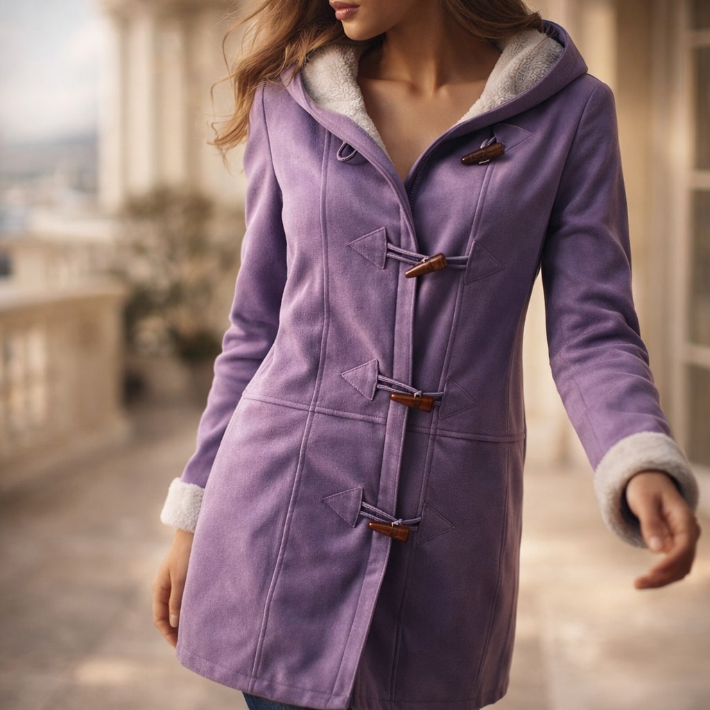 Clara | Cozy Cotton Toggle Coat