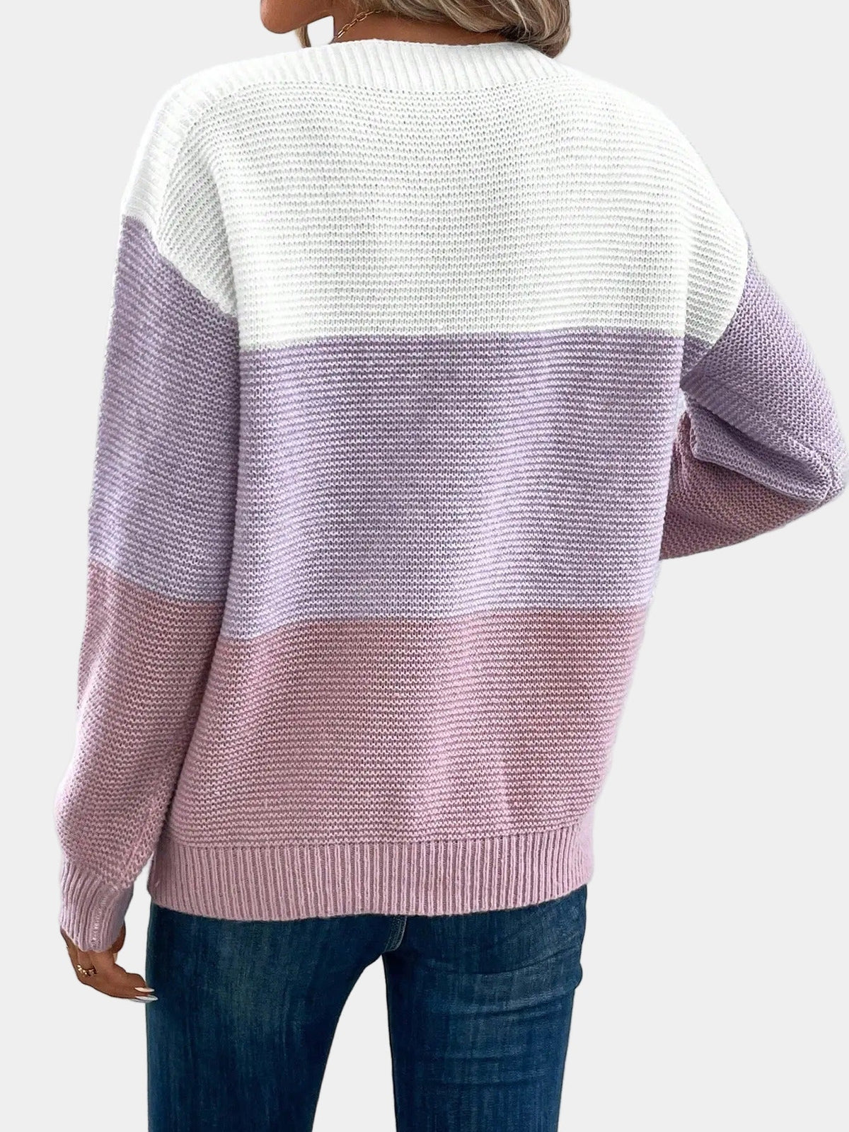Cyraline | Stylish Ombre Knitted Sweater