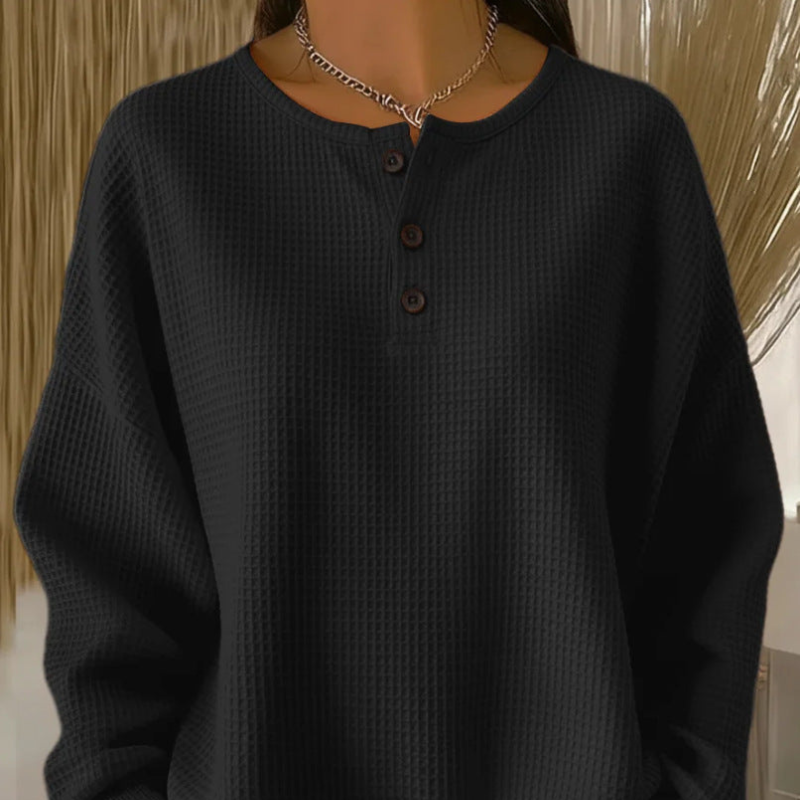 Becca™ - Relaxed V-Neck Cone Top