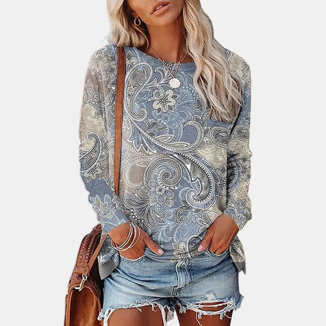 Kryssandra | Printed Sweater