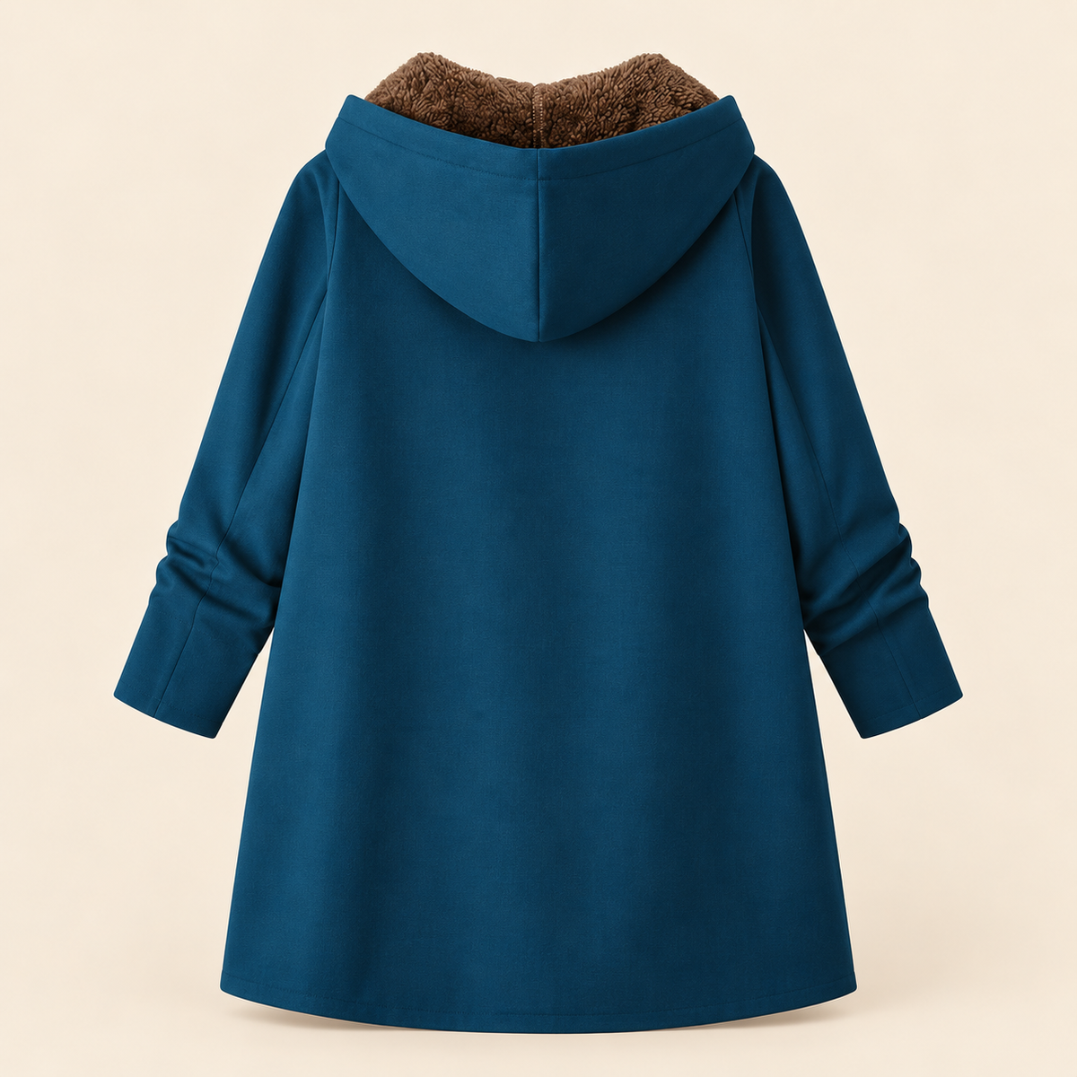 Evelyn | Cozy Lined Hooded Coat