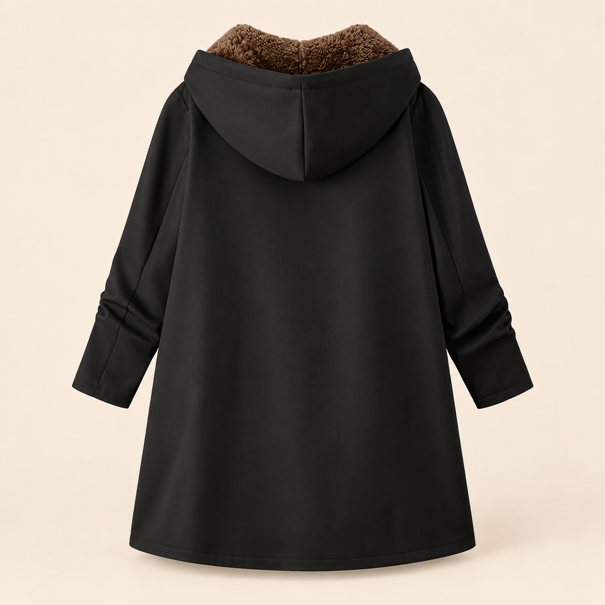 Evelyn | Cozy Lined Hooded Coat