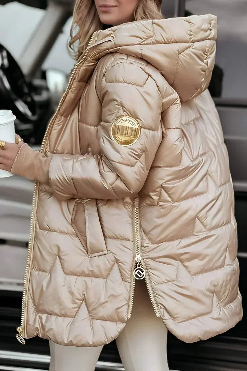 Sandra - Quilted Hooded Winter Coat