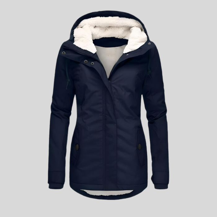 Michelle™ | Cozy Hooded Weatherproof Coat