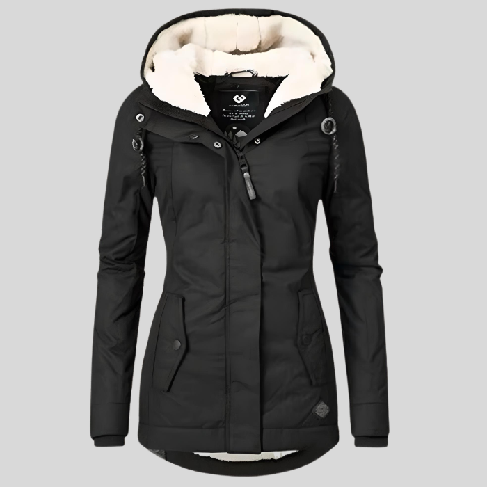 Michelle™ | Cozy Hooded Weatherproof Coat