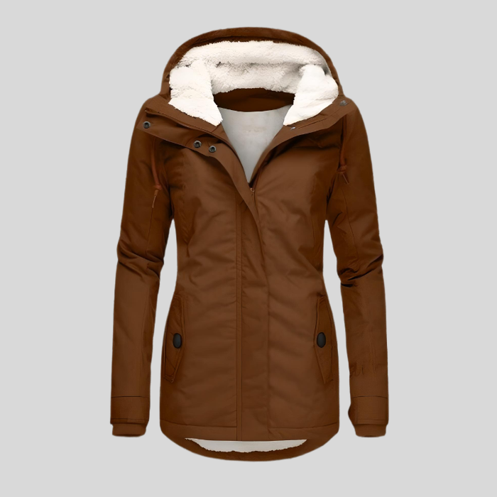 Michelle™ | Cozy Hooded Weatherproof Coat