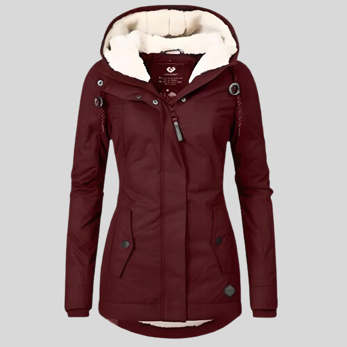 Michelle™ | Cozy Hooded Weatherproof Coat