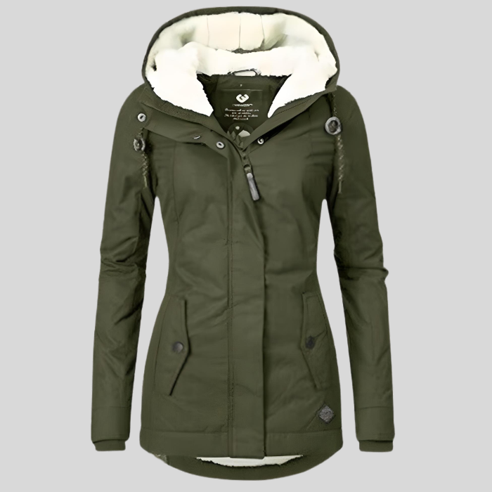 Michelle™ | Cozy Hooded Weatherproof Coat