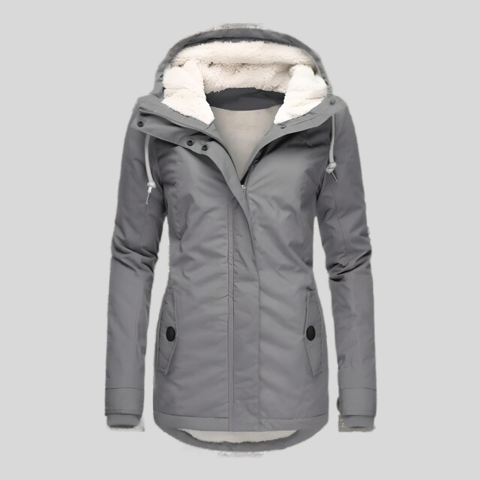 Michelle™ | Cozy Hooded Weatherproof Coat